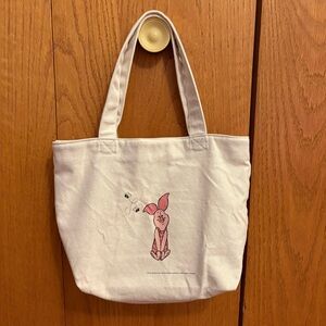 Small Tote Bag with Disney Piglet Design